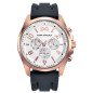 Reloj MARK MADDOX Mission Hombre - Brazalete Silicona Negra y Esfera Blanca - Caja Acero Oro Rosa | 5 ATM | HC0106-05 Reloj MARK MADDOX Mission Hombre - Brazalete Silicona Negra y Esfera Blanca - Caja Acero Oro Rosa | 5 ATM | HC0106-05