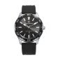 Reloj MARK MADDOX Mission Hombre - Cronógrafo Brazalete Silicona y Esfera Negra - Caja Acero y Bisel Negro | 10 ATM | HC1009-16
