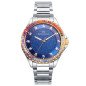 Reloj MARK MADDOX Tooting Mujer - Brazalete Acero y Esfera Azul Brillo - Bisel con Circonitas Multicolor | 5 ATM | MM1007-37