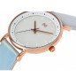 Reloj MARK MADDOX Notting Mujer - Brazalete Piel Blanca Iridiscente y Esfera Nácar - Caja Acero IP Dorado | 5 ATM | MC0102-77