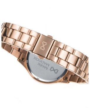 Reloj MARK MADDOX Tooting Mujer - Cronógrafo Brazalete Acero IP Rosado con Esfera Blanca - Índices IP Rosa | 5 ATM | MM7123-03