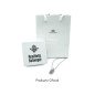 Collar REAL BETIS OFICIAL Balompié de Acero con Placa Grabada "DE PADRES A HIJOS, DE ABUELOS A NIETOS" CJ5013A