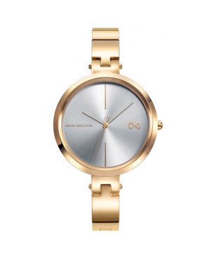 Reloj MARK MADDOX Alfama Mujer - Brazalete de Acero IP Dorado con Esfera Plateada - Índices Color Oro | 3 ATM | MM0113-97