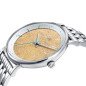 Reloj MARK MADDOX Notting Mujer - Brazalete de Acero con Esfera Dorada Glitter - Detalles en Azul | 5 ATM | MM0104-76