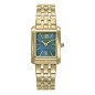 Reloj VICEROY Chic Mujer  - Brazalete de Acero IP Dorado con Esfera Azul Turquesa - Índices Color Oro | 3 ATM | 41164-63