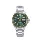 Reloj VICEROY Automático Hombre - Brazalete de Acero con Esfera Verde y Bisel Cerámico - Detalles Dorados | 20 ATM | 41181-67 Reloj VICEROY Automático Hombre - Brazalete de Acero con Esfera Verde y Bisel Cerámico - Detalles Dorados | 20 ATM | 41181-67