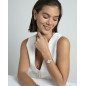 Reloj VICEROY Chic Mujer - Brazalete de Acero y Esfera Plateada con Circonitas - Función Dos Agujas | 3 ATM | 41148-87
