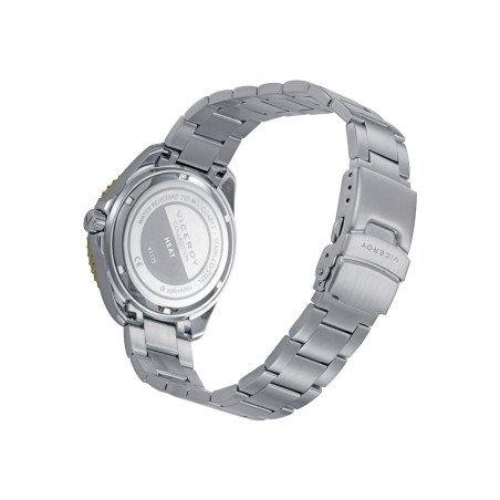 Reloj VICEROY Heat Hombre - Brazalete de Acero con Esfera Bronce - Bisel Cerámica Marrón e IP Rosa | 20 ATM | 41175-17