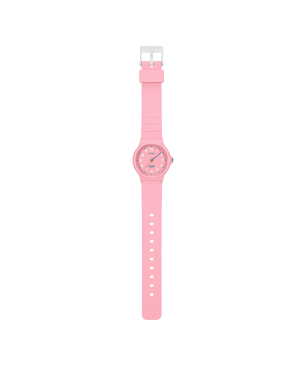 Reloj CASIO Unisex - Analógico Timeless Collection con Correa de Resina y Esfera Rosa - Índices Color Blanco | LQ-24B-4BEF