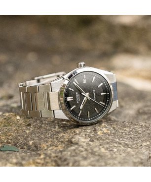 Reloj CASIO Edifice Automático de Acero con Esfera Negra y Cristal de Zafiro EFK-110D-1AER