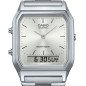 Reloj CASIO Vintage Unisex - Analógico-Digital Brazalete de Acero y Esfera Plateada - Edgy Collection | AQ-230A-7AMQYES Reloj CASIO Vintage Unisex - Analógico-Digital Brazalete de Acero y Esfera Plateada - Edgy Collection | AQ-230A-7AMQYES