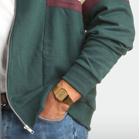Reloj CASIO Vintage Hombre - Digital Iconic Brazalete de Acero IP Dorado - Esfera Dorada | A158WETG-9AEF