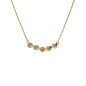 Collar Corto VICTORIA CRUZ Bruma Para Mujer - Cadena con Textura y Cristales en Plata Multicolor - Baño en Oro 18KT | A5494-MDG Collar Corto VICTORIA CRUZ Bruma Para Mujer - Cadena con Textura y Cristales en Plata Multicolor - Baño en Oro 18KT | A5494-MDG