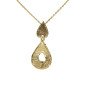 Collar Corto VICTORIA CRUZ Alaska Para Mujer - Lágrima con Textura en Plata de Ley - Baño en Oro 18KT | A5586-DG Collar Corto VICTORIA CRUZ Alaska Para Mujer - Lágrima con Textura en Plata de Ley - Baño en Oro 18KT | A5586-DG