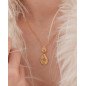 Collar Corto VICTORIA CRUZ Alaska Para Mujer - Lágrima con Textura en Plata de Ley - Baño en Oro 18KT | A5586-DG Collar Corto VICTORIA CRUZ Alaska Para Mujer - Lágrima con Textura en Plata de Ley - Baño en Oro 18KT | A5586-DG