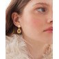 Pendientes VICTORIA CRUZ Alaska Para Mujer - Lágrimas con Textura en Plata de Ley - Baño en Oro 18KT | A5583-DT Pendientes VICTORIA CRUZ Alaska Para Mujer - Lágrimas con Textura en Plata de Ley - Baño en Oro 18KT | A5583-DT