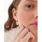 Pendientes VICTORIA CRUZ Alaska Para Mujer - Lágrimas con Textura en Plata de Ley - Baño en Oro 18KT | A5583-DT Pendientes VICTORIA CRUZ Alaska Para Mujer - Lágrimas con Textura en Plata de Ley - Baño en Oro 18KT | A5583-DT