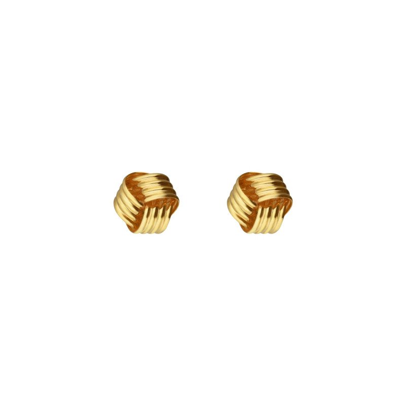 Pendientes VICTORIA CRUZ Nivola Para Mujer - Nudos en Plata de Ley - Baño de Oro 18KT | A5512-DT Pendientes VICTORIA CRUZ Nivola Para Mujer - Nudos en Plata de Ley - Baño de Oro 18KT | A5512-DT