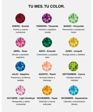 Collar Corto VICTORIA CRUZ Birthstone Para Mujer - Lágrima de Cristal en Plata de Ley Aquamarine - Baño en Oro 18KT | A5504-10DG