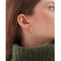 Aros Abiertos VICTORIA CRUZ Bruma Para Mujer - Textura y Cristales en Plata de Ley Multicolor - Baño en Oro 18KT | A5492-MDT Aros Abiertos VICTORIA CRUZ Bruma Para Mujer - Textura y Cristales en Plata de Ley Multicolor - Baño en Oro 18KT | A5492-MDT