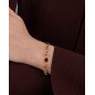 Pulsera VICTORIA CRUZ Borea Para Mujer - Cristales en Plata de Ley Multicolor - Baño en Oro 18KT | A5483-MDP
