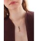 Collar Corto VICTORIA CRUZ Borea Para Mujer - Cristales en Plata de Ley Multicolor - Baño en Oro 18KT | A5480-MDG