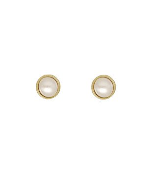 Pendientes VICTORIA CRUZ Paulette Para Mujer - Perlas Pequeñas Empire en Plata de Ley - Baño de Oro 18KT | A4928-00DT