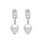Pendientes Cortos VICTORIA CRUZ Purpose Para Mujer - Perlas y Cristales en Plata de Ley - Baño Rodio | A4657-07HT Pendientes Cortos VICTORIA CRUZ Purpose Para Mujer - Perlas y Cristales en Plata de Ley - Baño Rodio | A4657-07HT