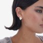 Pendientes Cortos VICTORIA CRUZ Soulquest Para Mujer - Rombos de Nácar y Plata de Ley - Baño en Oro 18KT | A4614-RODT Pendientes Cortos VICTORIA CRUZ Soulquest Para Mujer - Rombos de Nácar y Plata de Ley - Baño en Oro 18KT | A4614-RODT