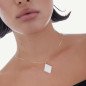 Collar corto VICTORIA CRUZ Soulquest Para Mujer - Rombo de Nácar en Plata de Ley - Baño en Oro 18KT | A4611-RODG Collar corto VICTORIA CRUZ Soulquest Para Mujer - Rombo de Nácar en Plata de Ley - Baño en Oro 18KT | A4611-RODG