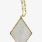 Collar corto VICTORIA CRUZ Soulquest Para Mujer - Rombo de Nácar en Plata de Ley - Baño en Oro 18KT | A4611-RODG Collar corto VICTORIA CRUZ Soulquest Para Mujer - Rombo de Nácar en Plata de Ley - Baño en Oro 18KT | A4611-RODG