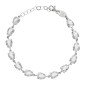 Pulsera VICTORIA CRUZ Diana Para Mujer - Cadena de Lágrimas de Cristal en Plata de Ley - Baño en Rodio | A4384-07HP Pulsera VICTORIA CRUZ Diana Para Mujer - Cadena de Lágrimas de Cristal en Plata de Ley - Baño en Rodio | A4384-07HP