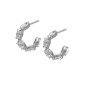 Aros Abiertos VICTORIA CRUZ Maisie Para Mujer (14mm) - Cristales en Plata de Ley Crystal - Baño de Rodio | A4136-07HT Aros Abiertos VICTORIA CRUZ Maisie Para Mujer (14mm) - Cristales en Plata de Ley Crystal - Baño de Rodio | A4136-07HT