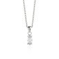 Collar VICTORIA CRUZ Macedonia Para Mujer - Rectángulo de Cristal en Plata de Ley Crystal - Baño Rodio | A3662-07HG Collar VICTORIA CRUZ Macedonia Para Mujer - Rectángulo de Cristal en Plata de Ley Crystal - Baño Rodio | A3662-07HG