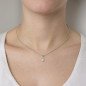 Collar VICTORIA CRUZ Macedonia Para Mujer - Rectángulo de Cristal en Plata de Ley Crystal - Baño Rodio | A3662-07HG Collar VICTORIA CRUZ Macedonia Para Mujer - Rectángulo de Cristal en Plata de Ley Crystal - Baño Rodio | A3662-07HG