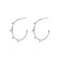 Aros Abiertos VICTORIA CRUZ Iris Para Mujer (23mm) - Cristales en Plata de Ley Color Crystal - Baño de Rodio | A3557-07HT Aros Abiertos VICTORIA CRUZ Iris Para Mujer (23mm) - Cristales en Plata de Ley Color Crystal - Baño de Rodio | A3557-07HT