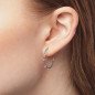 Aros Abiertos VICTORIA CRUZ Iris Para Mujer (23mm) - Cristales en Plata de Ley Color Crystal - Baño de Rodio | A3557-07HT Aros Abiertos VICTORIA CRUZ Iris Para Mujer (23mm) - Cristales en Plata de Ley Color Crystal - Baño de Rodio | A3557-07HT