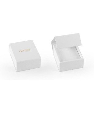 Collar GUESS Love Bites Mujer - Cadena de Acero IP Dorado con Colgante de Corazones - Acabado Pedrería | JUBN06051JWYGT-U