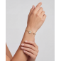 Pulsera GUESS G Talisman Mujer - Cadena de Acero IP Dorado con G en Relieve sobre Fondo de Pedrería | JUBB06202JWYGS