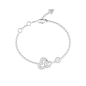Pulsera GUESS Love Bites Mujer - Cadena de Acero con Corazones Entrelazados - Acabado Pedrería | JUBB06052JWRHS Pulsera GUESS Love Bites Mujer - Cadena de Acero con Corazones Entrelazados - Acabado Pedrería | JUBB06052JWRHS