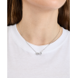 Collar GUESS Love Bites Mujer - Cadena de Acero Plateado con Colgante de Infinito - Detalle de Cristales | JUBN06047JWRHT-U Collar GUESS Love Bites Mujer - Cadena de Acero Plateado con Colgante de Infinito - Detalle de Cristales | JUBN06047JWRHT-U