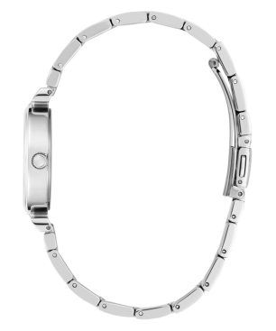 Reloj GUESS Array Mujer - Analógico Brazalete y Esfera de Acero Plateado - Detalles de Pedrería | 3 ATM | GW0762L1