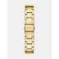Reloj GUESS Charlotte Mujer - Analógico Brazalete de Acero IP Dorado y Bisel con Circonitas - Esfera Blanca | 3 ATM | GW0767L2