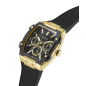 Reloj GUESS Phoenix Hombre - Cronógrafo Brazalete de Silicona Negra con Caja Bicolor - Esfera Negra | 5 ATM | GW0956G2 Reloj GUESS Phoenix Hombre - Cronógrafo Brazalete de Silicona Negra con Caja Bicolor - Esfera Negra | 5 ATM | GW0956G2
