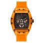 Reloj GUESS Phoenix Hombre - Cronógrafo Brazalete de Silicona Naranja - Esfera Negra | 5 ATM | GW0203G10 Reloj GUESS Phoenix Hombre - Cronógrafo Brazalete de Silicona Naranja - Esfera Negra | 5 ATM | GW0203G10