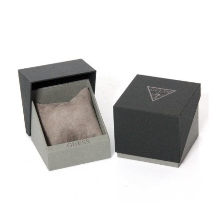 Reloj GUESS Phoenix Hombre - Cronógrafo Brazalete de Silicona Blanca - Esfera Verde Traslúcida | 3 ATM | GW0499G10