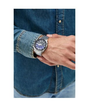 Reloj EDIFICE Casio Acero Esfera Azul Hombre Cronógrafo EFV-600D-2AVUEF