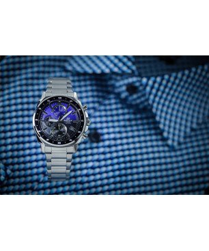 Reloj EDIFICE Casio Acero Esfera Azul Hombre Cronógrafo EFV-600D-2AVUEF