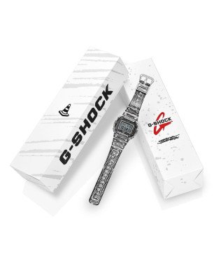Reloj G-SHOCK x Joshua Vides Unisex - Edición Especial con Diseño Monocromo - Resistente a Golpes | 20 BAR | DW-5600JV-7ER