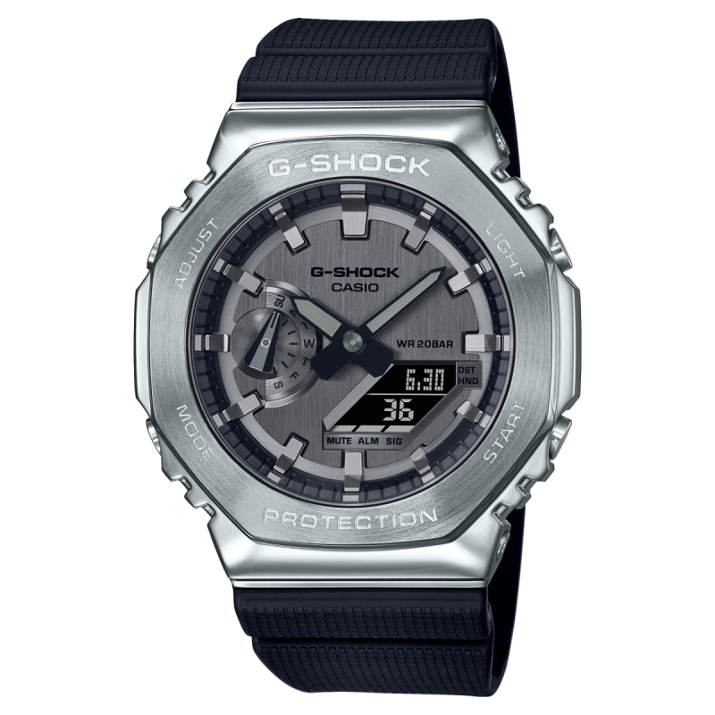 Reloj G-SHOCK x Star Wars Hombre - Edición Especial The Mandalorian & Grogu - Estructura Core Guard | 20 ATM | GM-2100-1AER-MAN
